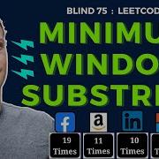 Google Apple Facebook Amazon Microsoft String Tech Interview Java Minimum Window Substring 76
