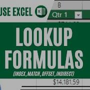 Advanced Excel 2 Lookup Functions Index Match Offset Indirect