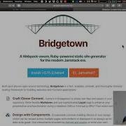 Introduction To Bridgetown Ruby Powered Static Site Generator