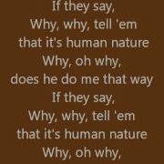 Glee Human Nature Lyrics