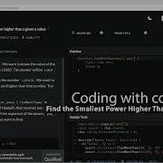 Codewars 7 Kyu Find The Smallest Power Higher Than A Given A Value JavaScript