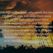 All Time Low Dark Side Of Your Room Lyrics