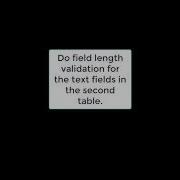 2 MS Access Data Validation Presence Length Format On Table Fields