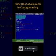 Cube Root Of A Number In C Programming Cprogramming Shorts Cuberoot Coding Programming