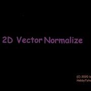 2D Vector Normalize
