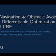 Safe Navigation And Obstacle Avoidance Using Differentiable Optimization Based CBFs RA L