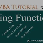 String Functions UCase LCase StrConv Len StrReverse In VBA Excel VBA Tutorial In Hindi