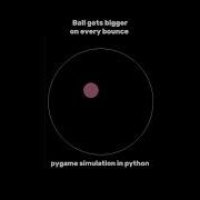 Ball Bouncing Simulation In Python Using Pygame