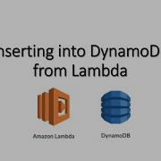 Inserting Into DynamoDB From Lambda