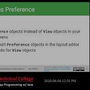 App Settings Theory Android Lesson 9 2 AWD 1112 Spring 2020