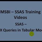 MSBI SSAS DAX Queries In Tabular Model