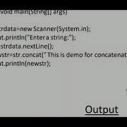 Java Program To Concatenate Two Strings
