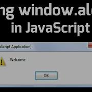 JavaScript Programming Tutorials Part 2 Using Window Alert In JavaScript