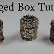 Woven Hinged Box Wire Wrapping Tutorial DIY Jewelry