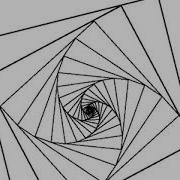 Rotating Squares Generated With Racket