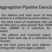 MongoDB Aggregation Pipeline Continued Sort Limit Skip Count Unwind NoSQL 21