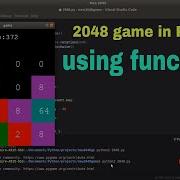 2048 GUI Game Using Functions In Python With Code Easy