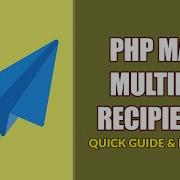 Mail To Multiple Recipients In PHP Multiple TO CC BCC