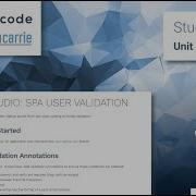 U2 Java Chapter 15 Studio Review Spa User Validation