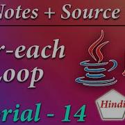 For Each Loop For Each Loop In JAVA JAVA Tutorial In Hindi 14 Death Code