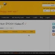 SQL Injection POST Select Low Security Level