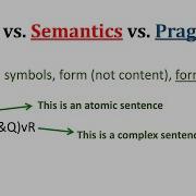 LCA Video 9 Syntax Semantics Pragmatics