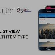 Flutter App Development List View Multiple Item View Type