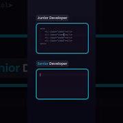 Junior Vs Senior Developer Programming Html Javascript Webdevelopment Html5 Webdesign Css3