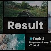 Responsive Image Gallery Using CSS Grid Task Result