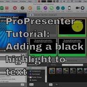 ProPresenter 6 Tutorial How To Add A Line Background Works In Pro 6 Windows