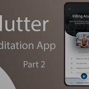 Flutter Meditation UI Concept Part 2 Speed Coding
