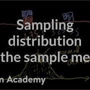 Sampling Distribution Of The Sample Mean Probability And Statistics Khan Academy