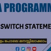 Java Swich Statement Java Programming Malayalam Tutorial