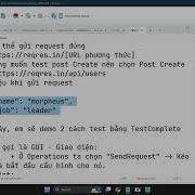 Demo Test API TestComplete Nhóm P10 221024