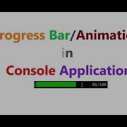Show Progress For Long Running Tasks In A Console Application
