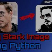 Drawing Tony Stark Using Python Iron Man With Python Python Programming Ironman Tonystark