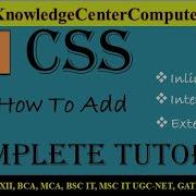 CSS For Beginners In Hindi How To Add CSS Inline CSS Internal CSS External CSS Part II