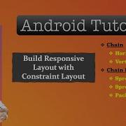 Mobile Application Development Responsive UI Design With Constraint Layout Chain And Chain Style