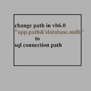 MSAccess To SQL Server App Path To Sql Connection In Vb6 0