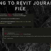 Writing To A Revit Journal File With Dynamo And Python