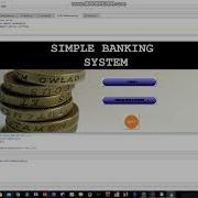 Simple Banking System In Python
