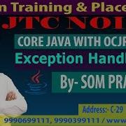 Exception Handling Introduction Part 1 Video By Som Sir