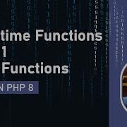 Learn PHP 8 In Arabic 2022 092 Datetime Functions Part 1 Five Functions