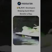 POV Developers Helping Each Other Resolve A Bug Rezourze Developer Bug Funny