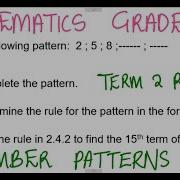 Mathematics Grade 8 Number Patterns Exercise 1 Mathszoneafricanmotives Mathwithlightone