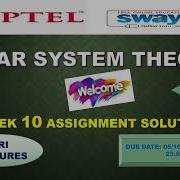 WEEK 10 100 LINEAR SYSTEM THEORY ASSIGNMENT SOLUTION