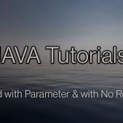 Method With Parameter And With No Return Type In Java