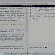 Tutorial 12 Remove Elements From An Array Using Slice Instead Of Splice Freecodecamp