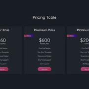 UI Design A Pricing Table With HTML CSS And Bootstrap HTML CSS Bootstrap Price Table Raselcoder