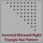 Python Program Inverted Mirrored Right Triangle Star Pattern Shorts
